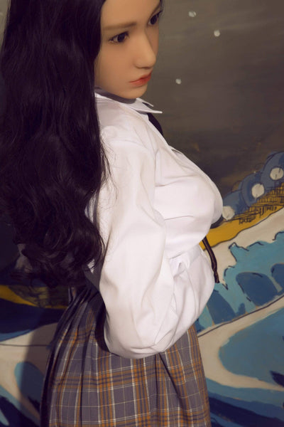 Poupée silicone Sinodoll 152 cm bonnet D - Soo Yung l'écolière - Poupée Sexuelle