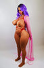 Sex doll Réaliste YL Doll 158 cm - Aisha aux mèches violettes